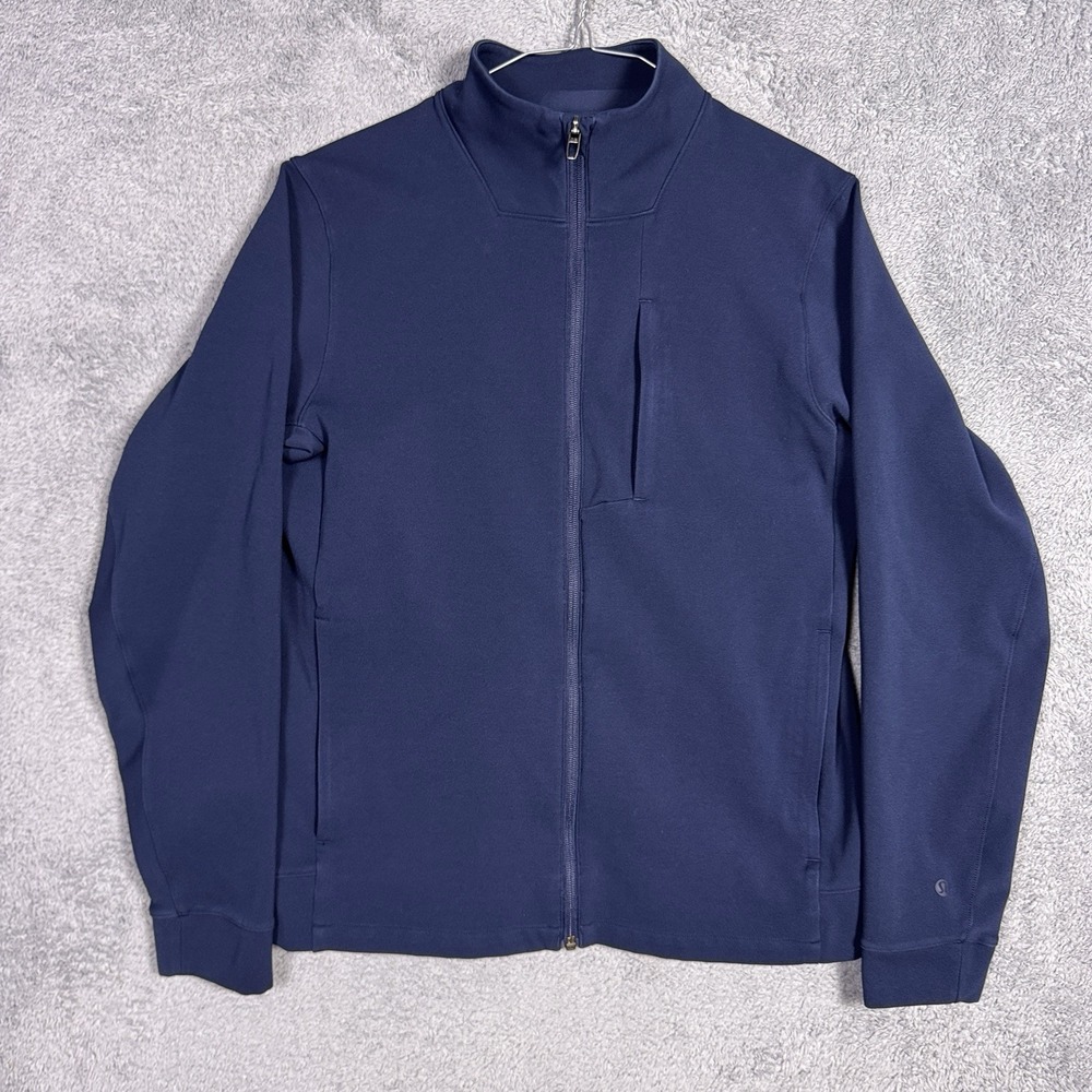 Lululemon Sojourn Jacket Mens M Bomber Full Zip Wicking Tech LM3CZOS